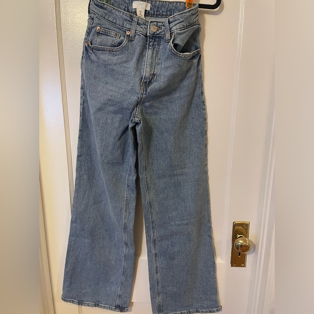 H&M Wide High Jeans